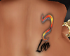 Leo Tummy Tattoo