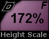 D► Scal Height*F*172%