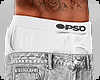 Star Denim White Shorts