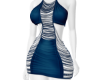 sexy blue dress