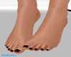 Black w/red tips *Feet