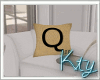 K. Scrabble Pillow; Q 