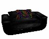 SMALL BLACK COUCH