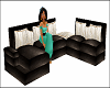 Brown Couch w Pillows