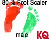 KQ 80 % Foot Scaler male