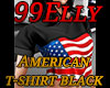 American t-shirt black