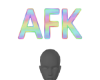 Holo XLarge AFK Headsign