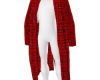 M! Tweed Overcoat Red M