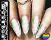 $.Rainbow clouds Nails