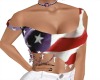 ! USA FLAG TOP HERS 4TH