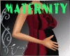 Burgandy Maternity Dress