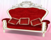 Exquisite Red Sofa