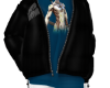 BLACK DOWN COAT LM