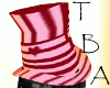 Striped Top Hat Pink
