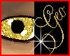 Geo Gold Glitter Eyes M