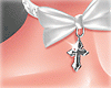 Cruz white choker