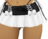 BLACK WHITE SKIRT