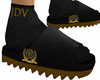 JDV Black Gold Slides 2