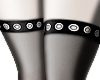 Grunge stockings black