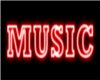 Music Neon Sign (RED)