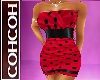 The Coral Dot Dress