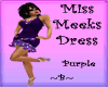 Miss Meeks Dress Purple