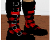 Black and Red Boots
