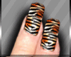 !K! Brown Tiger Nails