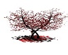 Bk/Red Sakura Tree