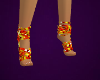 Candy Corn Footwraps