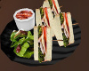 ~TQ~salad sandwich plate