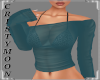 *CM*QUEENIE TOP-TEAL