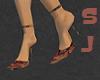 SJ Bronze Swirl Heels