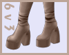 6v3| GRAY Goddess Boots