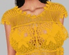 Yellow Crochet Top