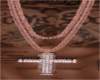 Rose Gold Cross Chain