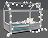 Star Turquoise Kids Bed