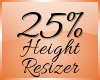 Height Scaler 25% (F)