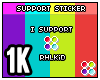 *R Support Sticker - 1k