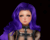 Long Purple wavy Hair