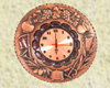 Copper wall clock 2