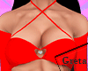 ♥Red Top Brooch