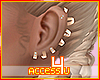 Rose Gold Ear Piercings