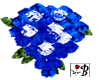 Blue White Boquet
