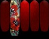 Blood Red Poppy NAILS