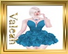 Dress Roses Blue