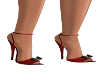 Red black heels