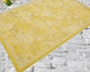 yellow boho rug