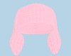 Lt Pink Knit Bunny Hat