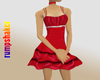 Red Frilled Dress